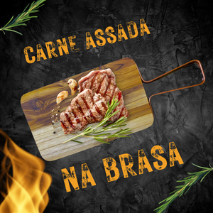 Tábua Retangular Com Alça 46cm Madeira Teca A Gourmet
