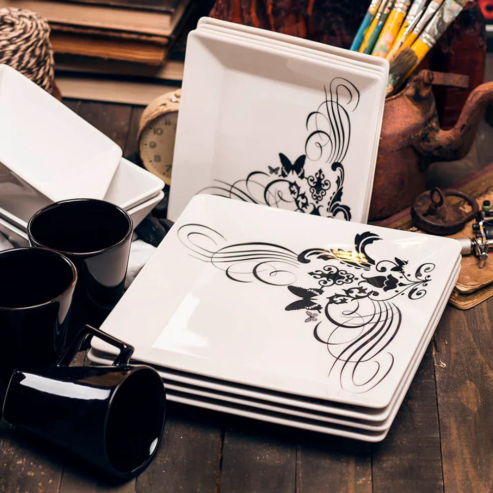 Conjunto de 6 Prato S/Mesa Tatto - A Gourmet