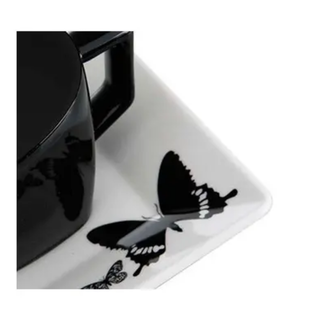Xicara de Café 75ml Com Pires Quartier Tatto Oxford