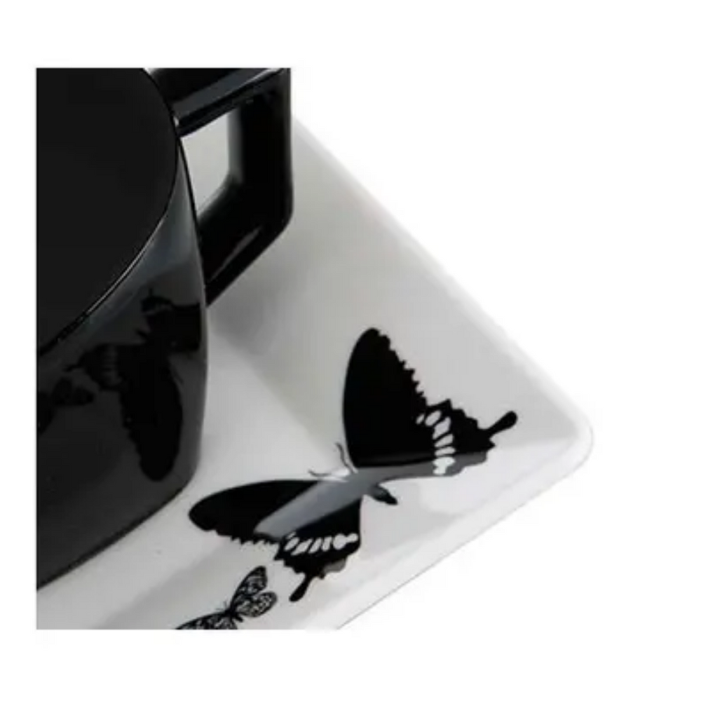 Xicara de Café 75ml Com Pires Quartier Tatto Oxford