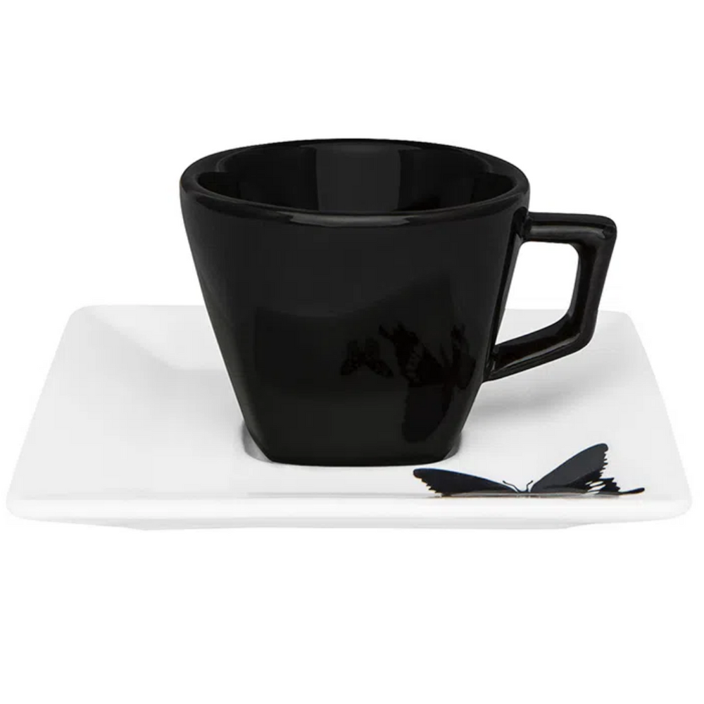 Xicara de Café 75ml Com Pires Quartier Tatto Oxford