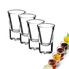 Copo Dose Shot Safira 50ml de Vidro