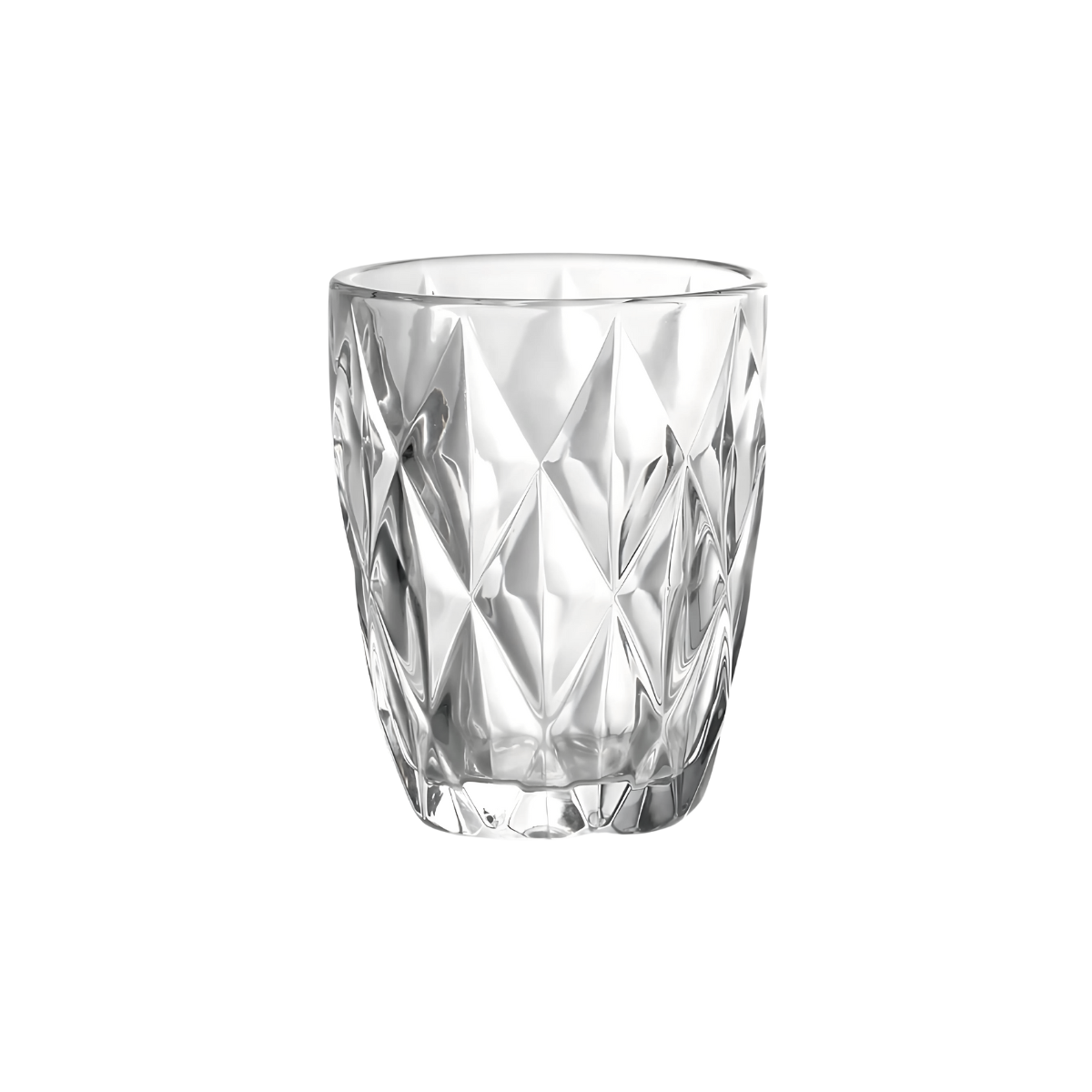 Copo Diamante de Vidro 280ml - A Gourmet