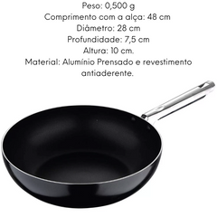 Frigideira wok Pixel Pro Bergner Glob Imports