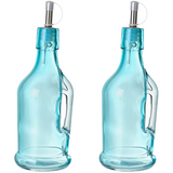 Galheteiro de Vidro Azul 200ml Etilux