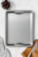 Bandeja inox Retangular 43cm