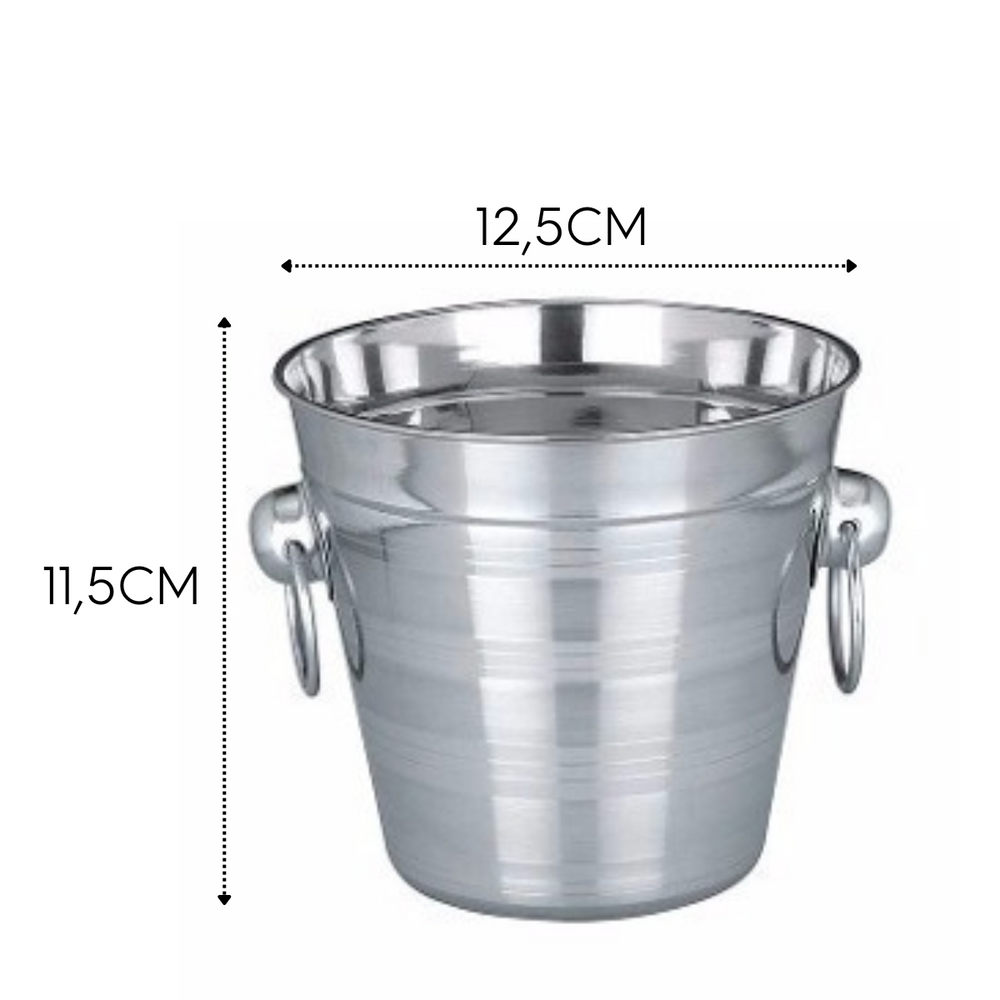 Balde de Gelo em Aço inox de 1L GP