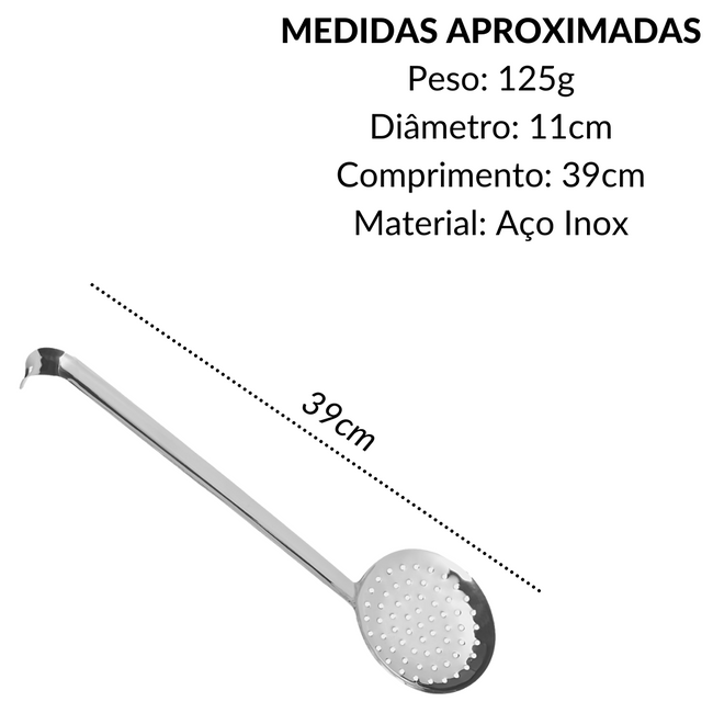 Escumadeira Aço Inox Virola Main Image