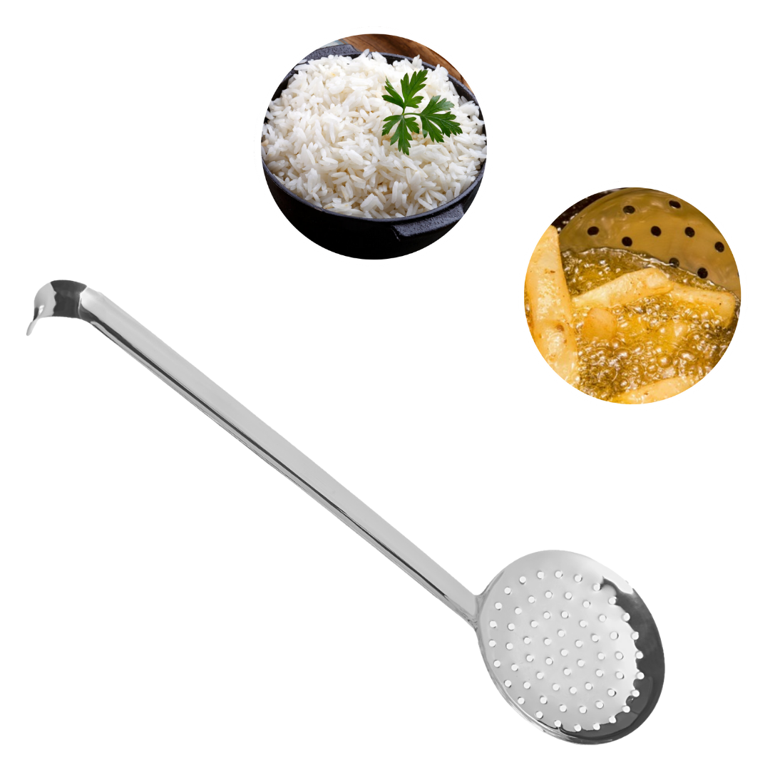 Escumadeira Aço Inox Virola