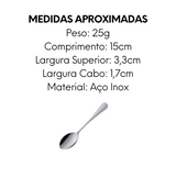 Colher de Chá Premium de Aço Inox - A Gourmet