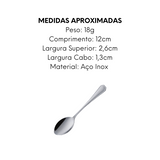 Colher de Café Premium de Aço Inox - A Gourmet