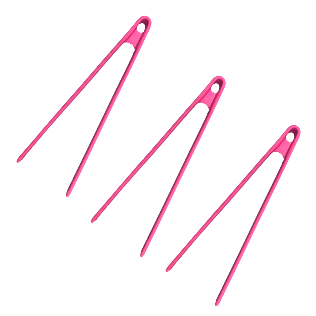 Pinça de Silicone Gourmet 29cm Rosa GP