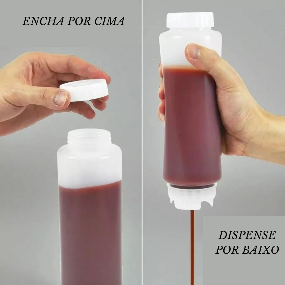 Bisnaga Invertida 576 ml Plástico GP