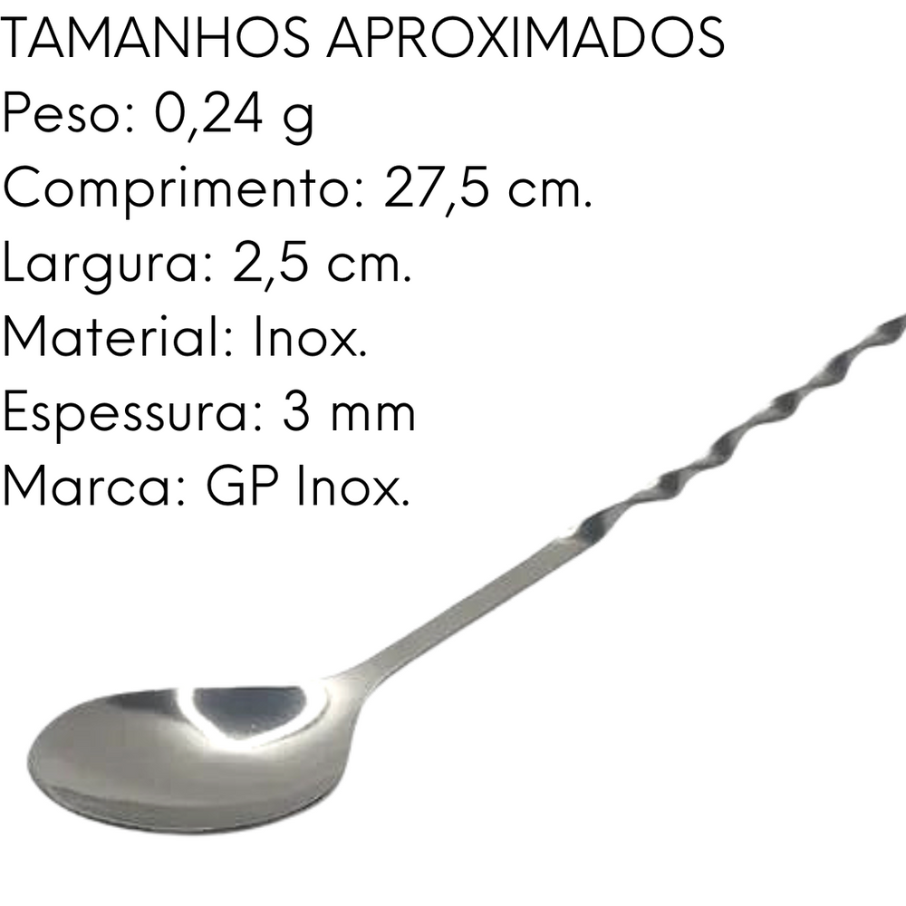 Colher Bailarina Para Drinks e Coquetéis GP