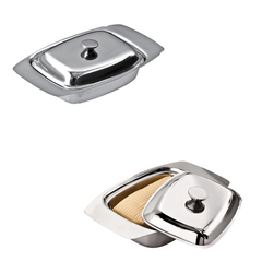 Manteigueira em Aço Inox Com Tampa GP