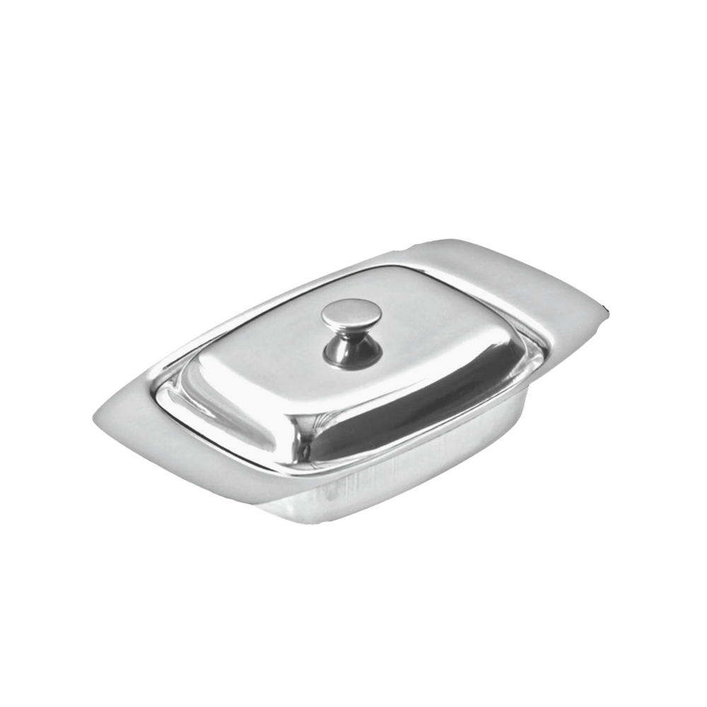 Manteigueira em Aço Inox Com Tampa GP
