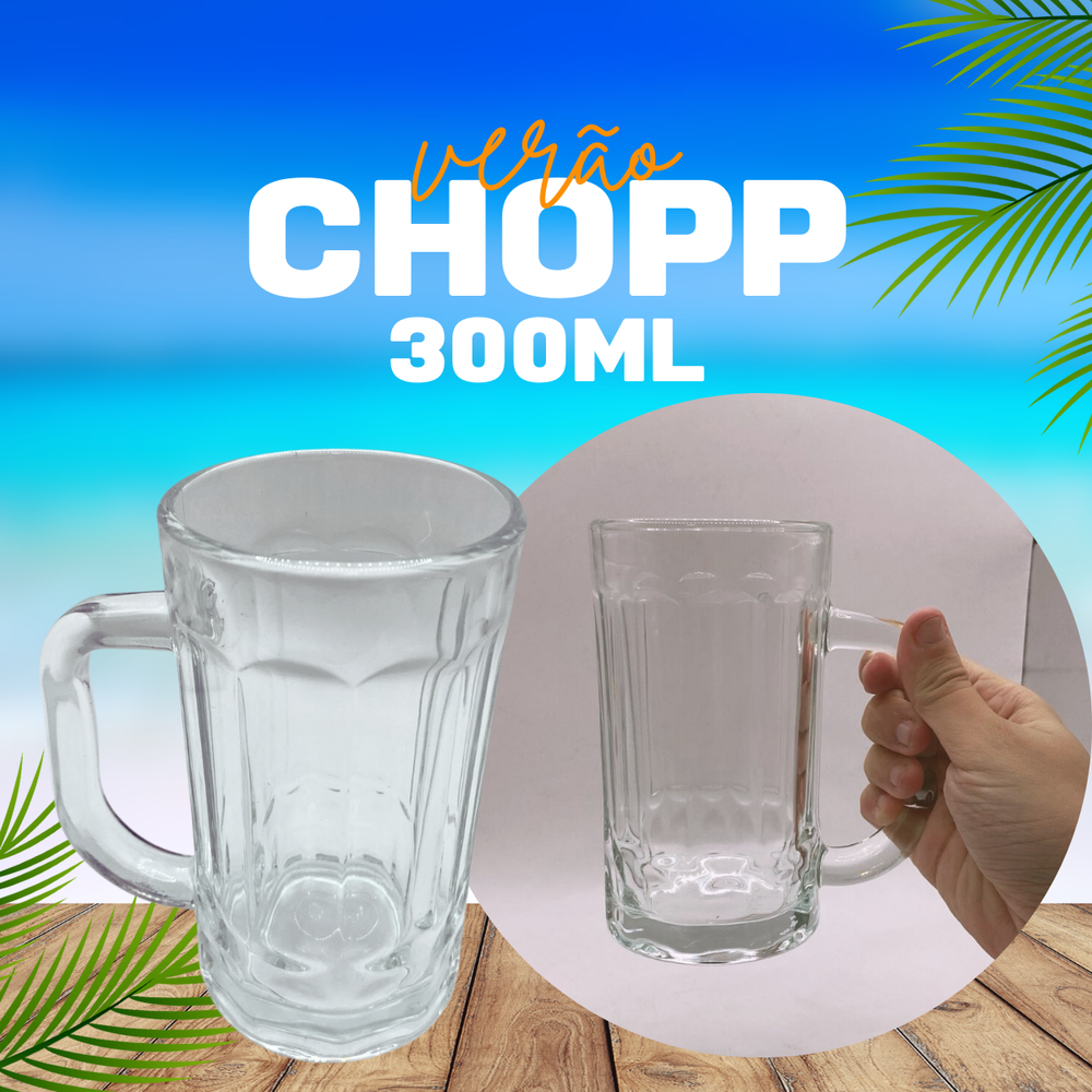 Caneca de Vidro Chopp - A Gourmet