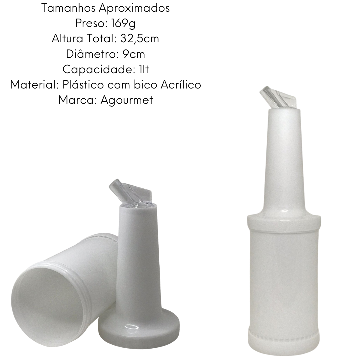 Jarra Suco Barman Profissional 1L GP