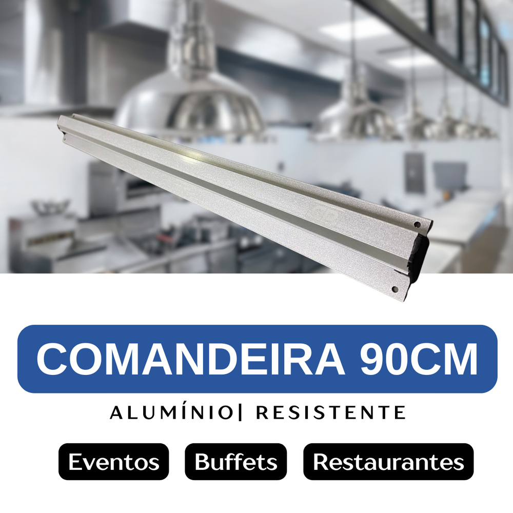 Porta Comanda de Aluminio 90cm - A Gourmet