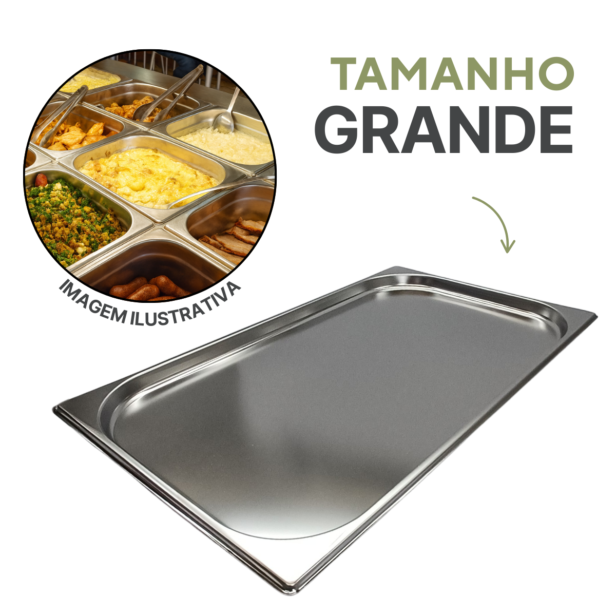 Cuba Gastronomica 1/1 Aço Inox