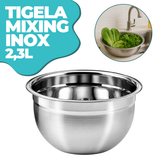 Tigela Bowl Cumbuca Saladeira Aço Inox