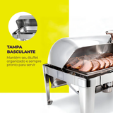 Rechaud Basculante Retangular Buffet