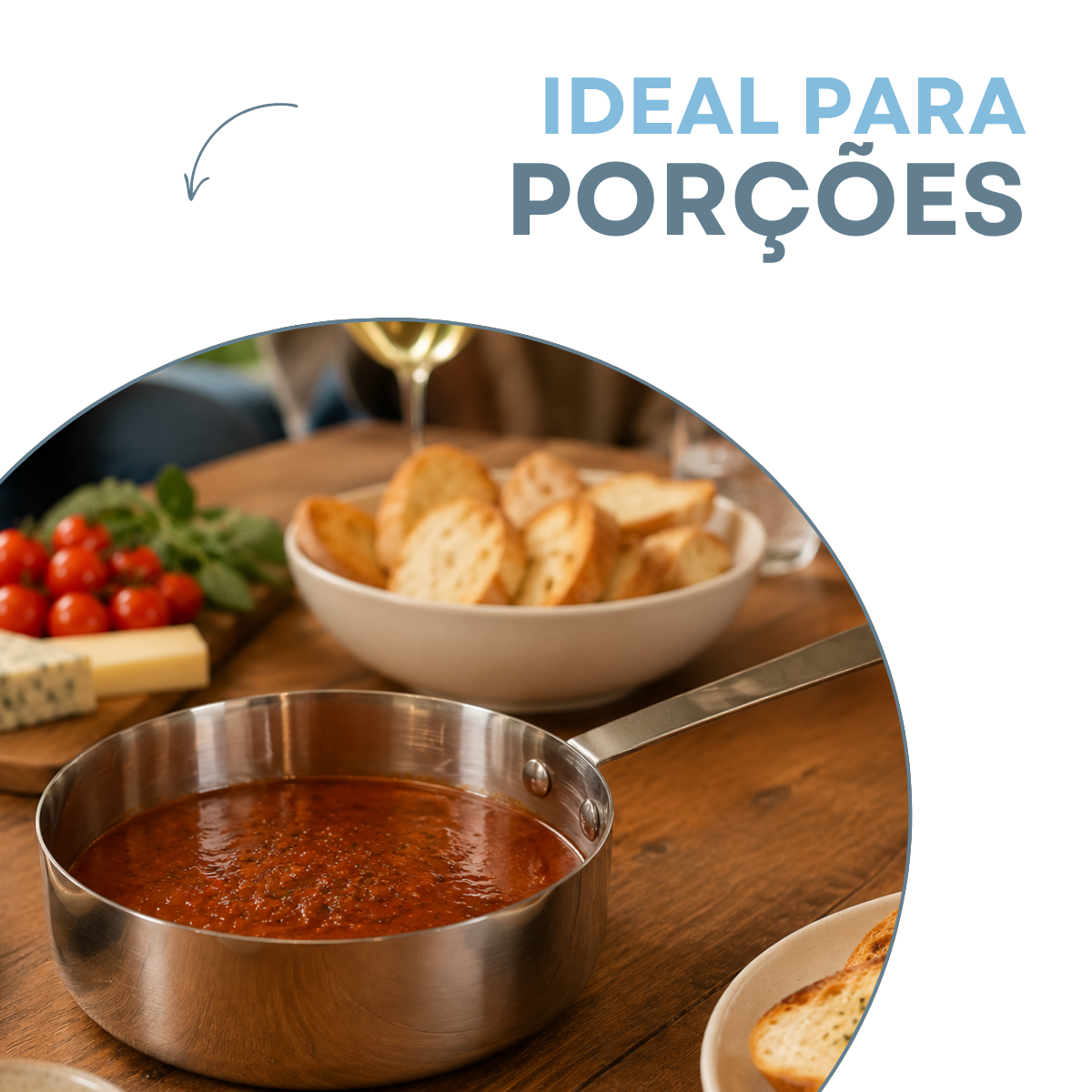 Mini Panela Servir Aço Inox