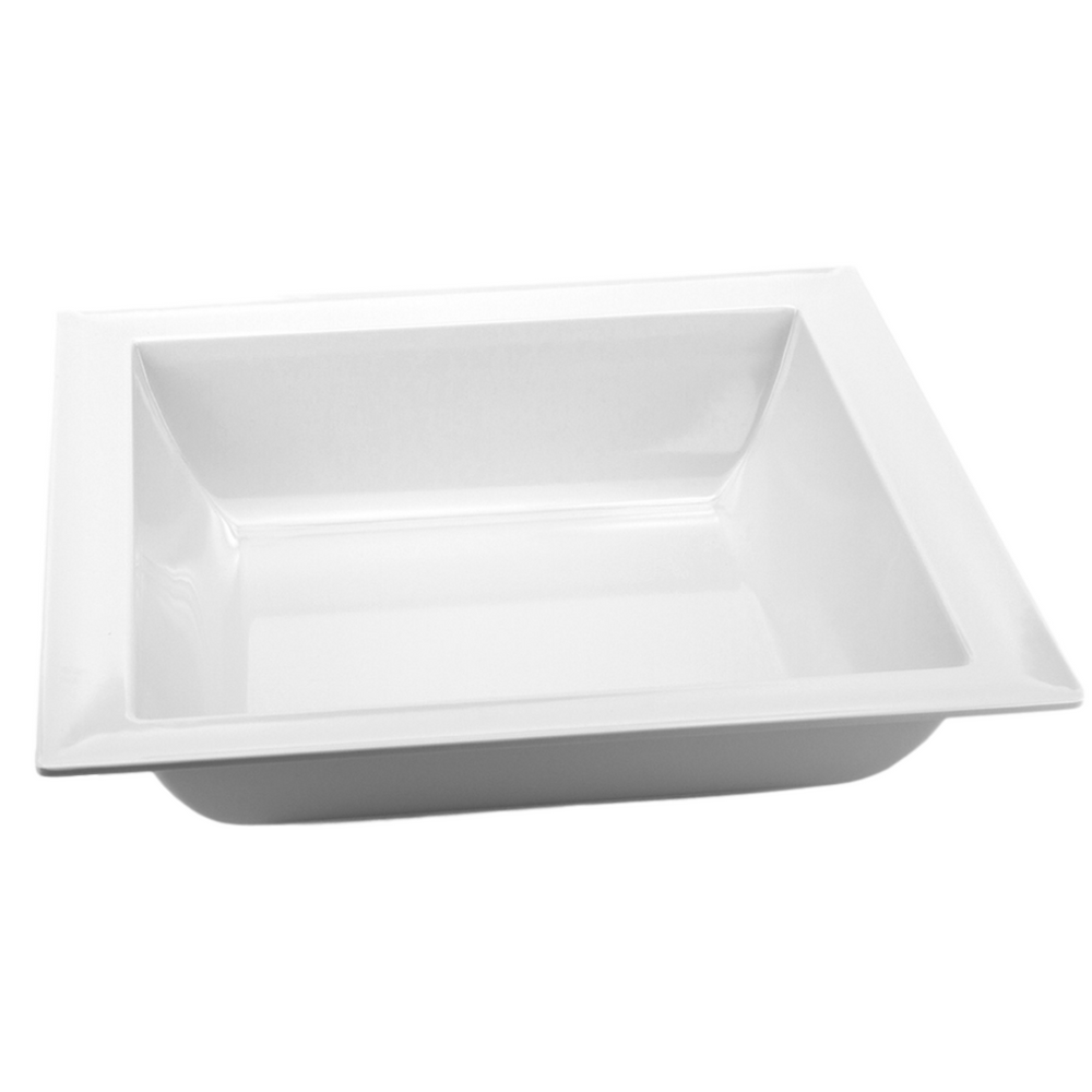 Tigela Saladeira quadrada melamina 4,5L Gourmet Mix