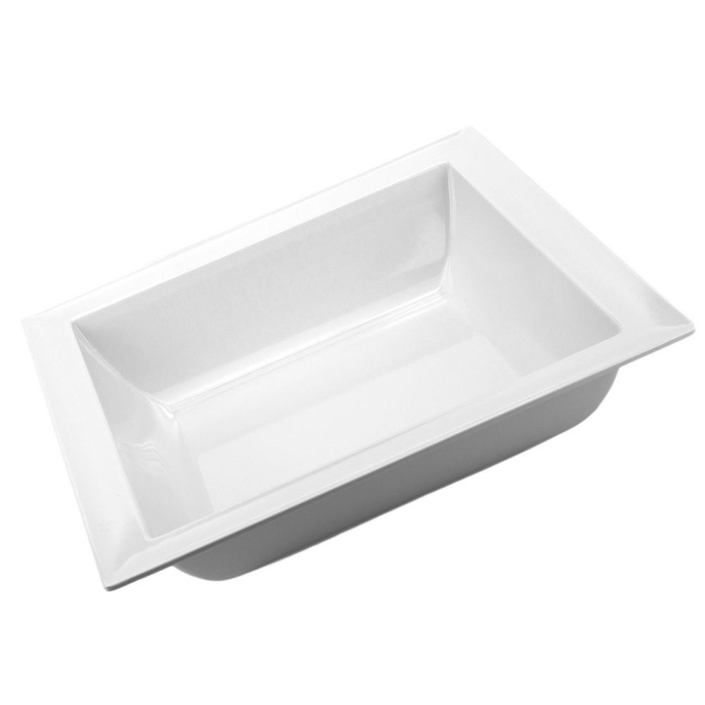 Tigela Saladeira quadrada melamina 4,5L Gourmet Mix