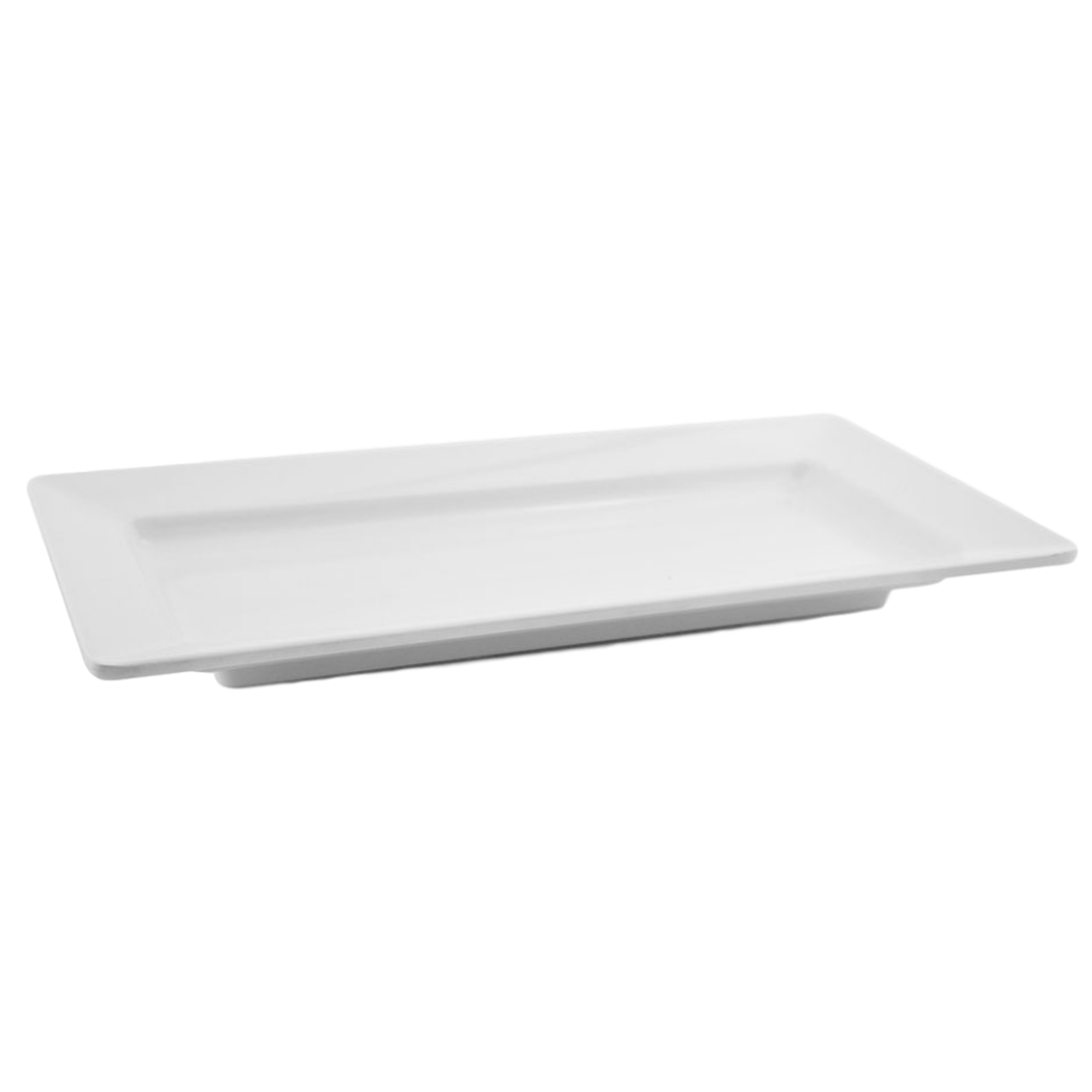 Travessa de Melamina 42cm Branca Gourmet Mix