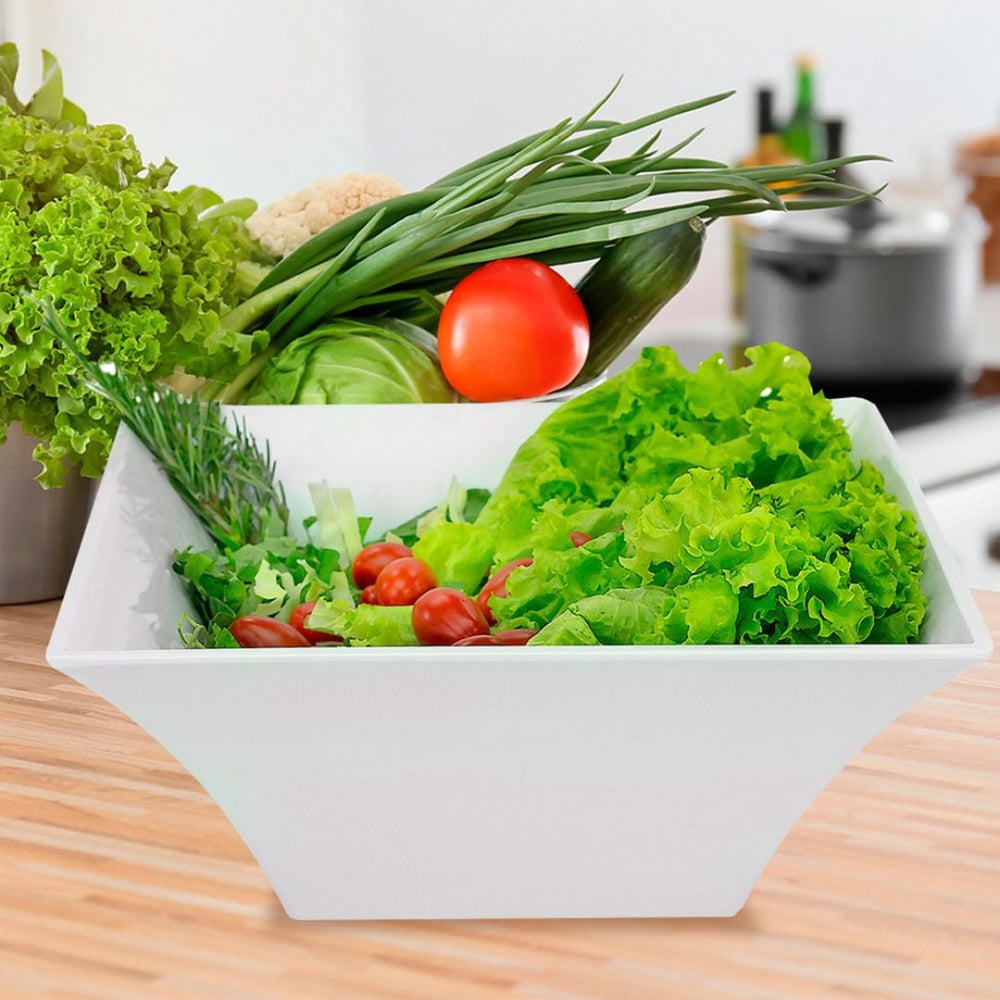 Tigela Grande Quadrada melamina Gourmet Mix