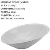 Saladeira Curvada Melamina 1L Gourmet Mix