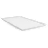 Bandeja Retangular em Melamina Branco 42cm Gourmet Mix