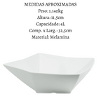 Tigela Bowl Design 32cm Melamina Gourmet Mix