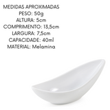 Molheira Melamina Oval Finger Food Gourmet Mix