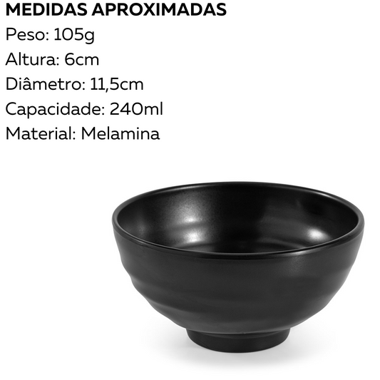 Tigela Bowl melamina black