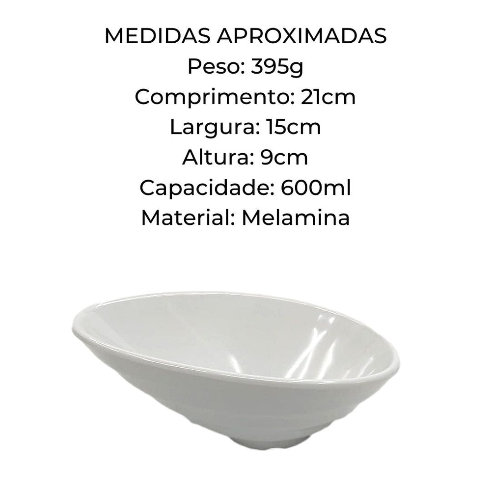 Mini Bowl Oval Melamina Finger - food Gourmet Mix