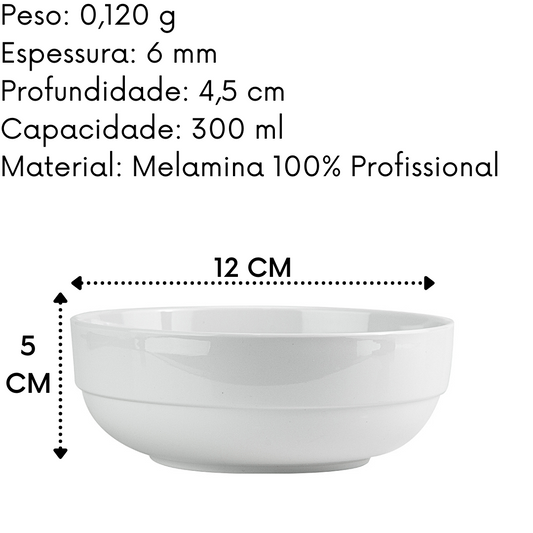 Saladeira Empilhavel de Melamina 310ml