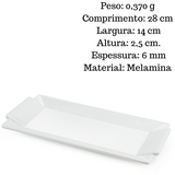 Bandeja Melamina 28cm Gourmet Mix