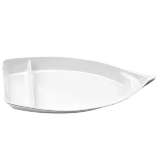 Barco para sushi/sashimi 26 cm Melamina branco