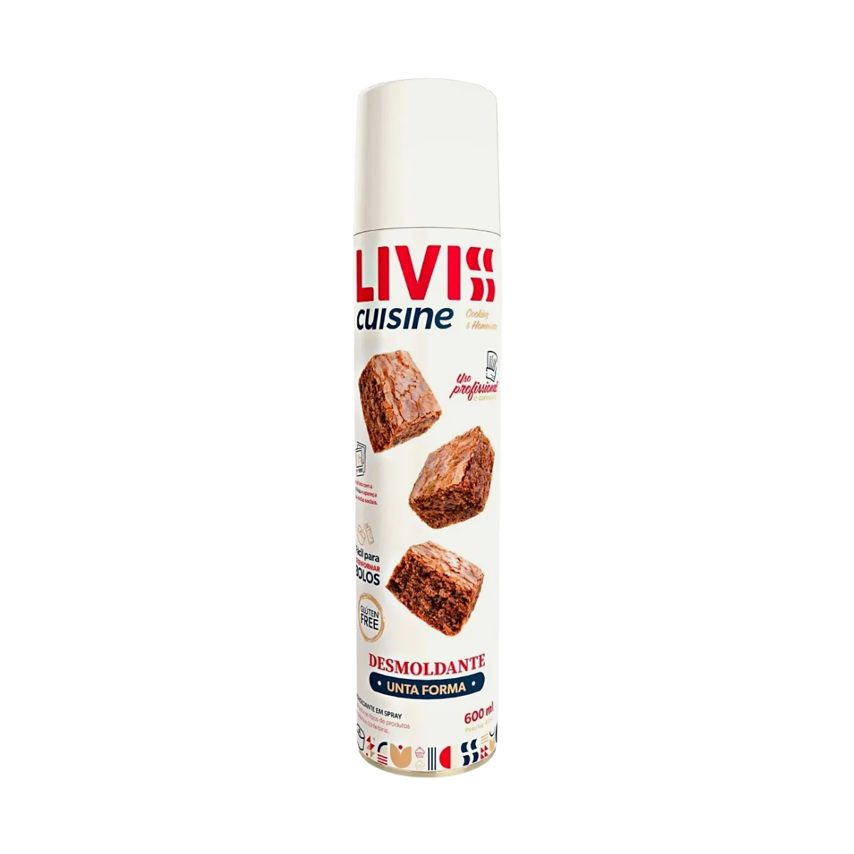 Desmoldante Unta Forma 600ml Spray Livis