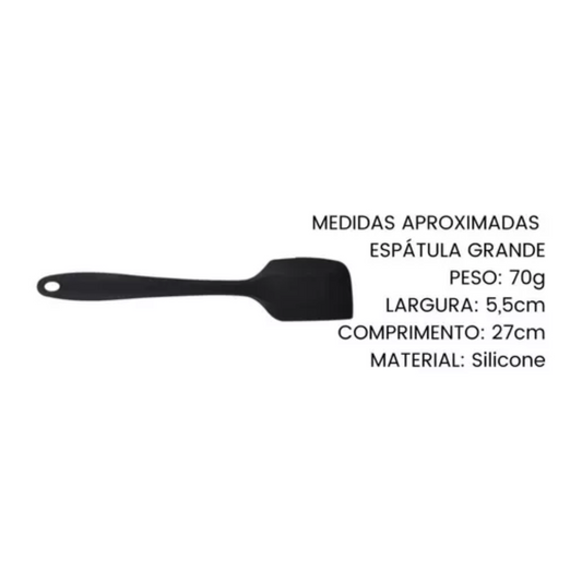 Espátula Abaulada de Silicone 27cm