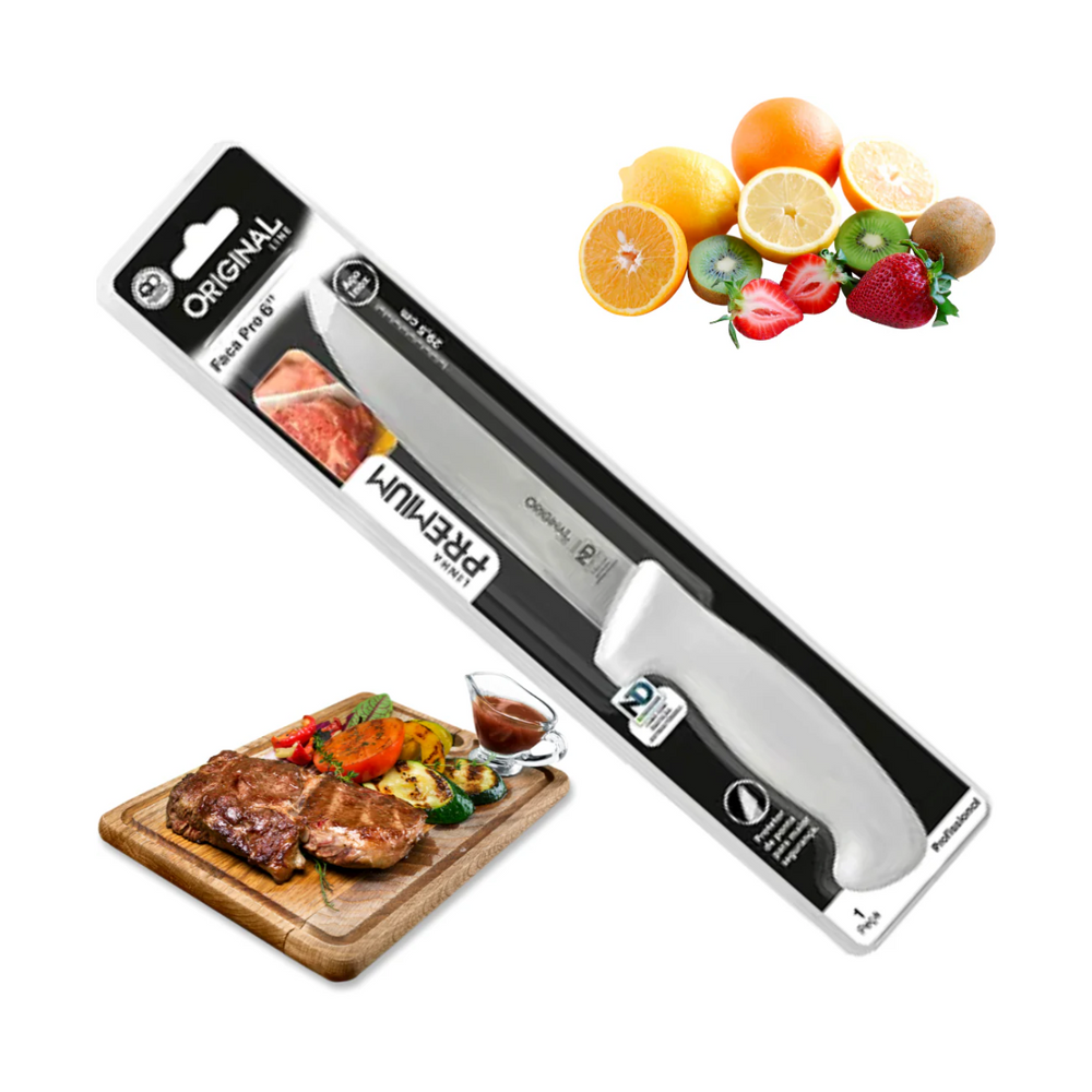 Faca Cheff Premium 6¨Aço inox Original