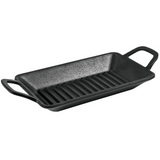 Mini Travessa Grill Fingerfood Retangular C/ Alça Preto Gourmet Mix
