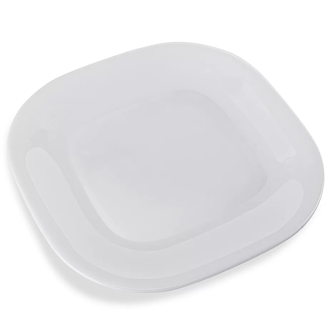 Prato quadrado raso Melamina Gourmet Mix