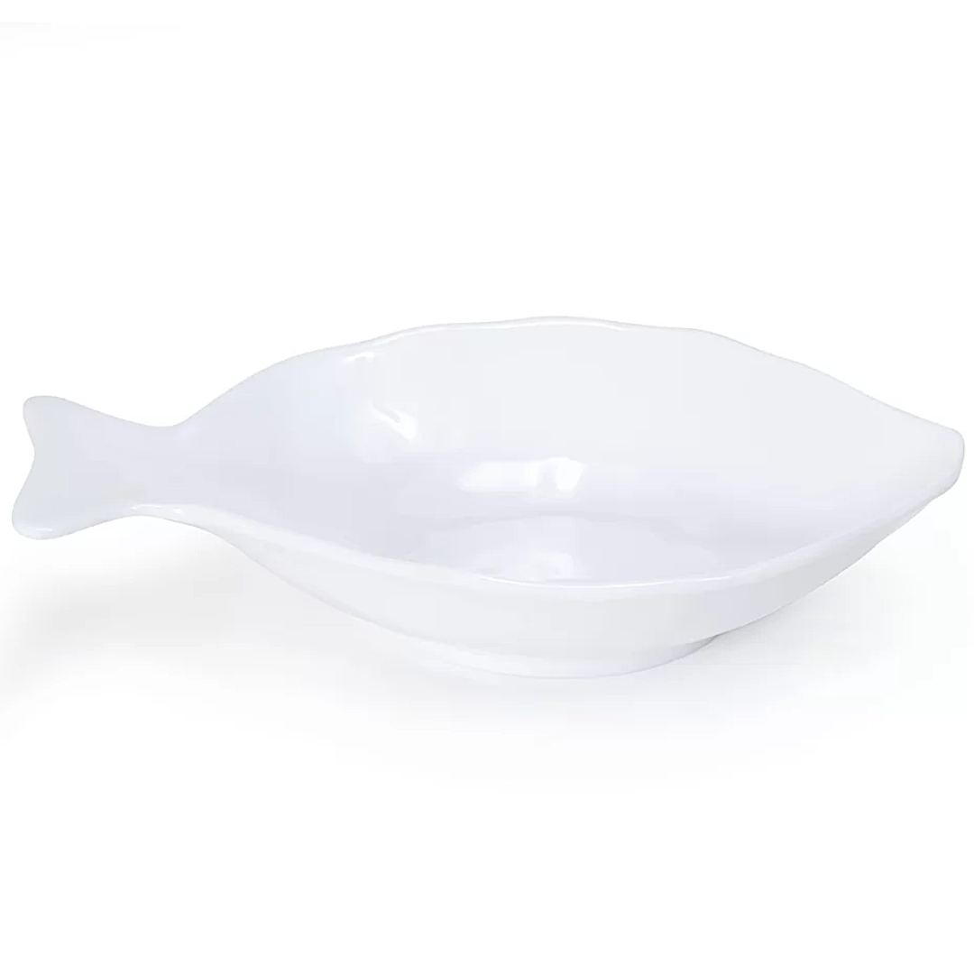 Travessa Peixe Funda Melamina 30 cm Gourmet Mix