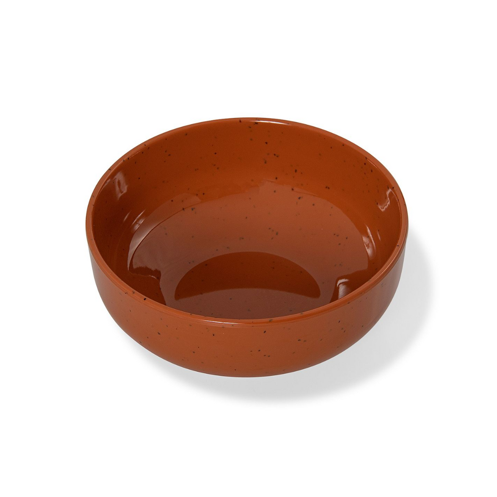 Tigela Bowl de Melamina 15cm Areia Terracota 700ml Gourmet Mix