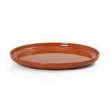 Prato Raso 26,7cm Areia Terracota Melamina Gourmet Mix