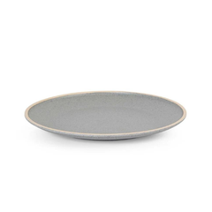 Prato Rustic 21cm de Melamina Cinza Stone