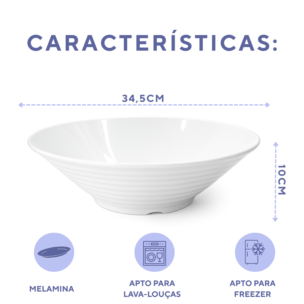 Travessa Saladeira Melamina